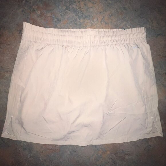 DSG Mid-Rise Stride‎ Skort With Built-In Shorts, Beige, Medium - Picture 1 of 9